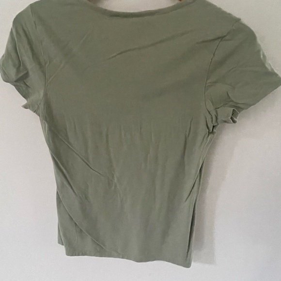 Merrell Womens Size M Short Sleeve Forever Wild Khaki Green T-Shirt Cotton Top - Picture 6 of 7